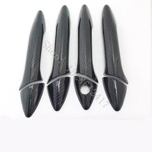 [호환품]현대 호환 엘란트라 아반떼 2011 자동차 액세서리 문짝 핸들 커버  플라스틱 모조 탄소 섬유 ~