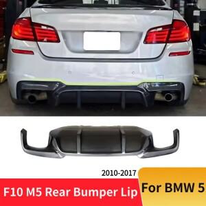 [호환품]BMW 호환 5 시리즈 F10 F18 M-스포츠 M5 2010-용 리어 호환 에어댐 범퍼 립 디퓨저 디플렉터 튜닝