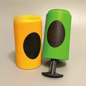 인식 바운스타겟 타켓 움직이는타겟 오렌지색튀는표적 사격훈련 점핑과녁 옐로우