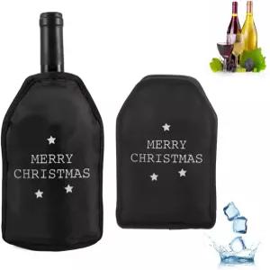 스 와인 슬리브 쿨러 냉장고 레드 화이트 샴페인 또는 스파클링을 위한 병 젤 쿨링 홀더 독립형 캐리어