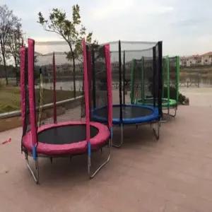 대형 캠핑장 펜션 다이어트 야외 놀이터 지붕 원형 트램펄린 점프