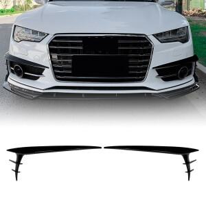 [호환품]아우디 호환 A7 S7 C7 S라인 -용 프론트 범퍼 사이드 에어벤트  안개등 커버 흡기 프레임 카나드