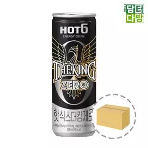 핫식스 더킹 제로 에너지드링크 355ml (24캔)