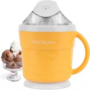 노스탤지어 전기 스크림 메이커 - 오래된 소프트 머신 몇 분 만에 냉동 요거트 또는 젤라토 만들기