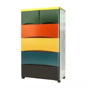 안방 플라스틱 서랍장 단스 보관 대형 옷 수납장 드레스룸 틈새 바퀴 옷장