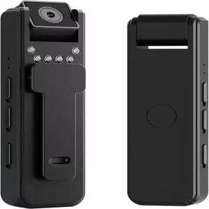 LVQ 1080P 미니 바디 카메라 비디오 레코더 스몰 포켓 본 캠 웨어러블 캠코더 집 사무실 업무 기록을 위한