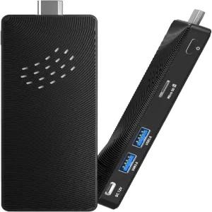 미니 PC 스틱 팬리스 마이크로 컴퓨터 인텔 펜티엄 N4200 4GB RAM eMMC 듀얼 기가비트 이더넷 4K@60Hz 출력