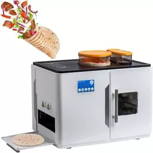 상업용 빵 제조기 전기 차파티 또띠야 팬케이크 플랫브레드 피타 가정용 로티 메이커를 위한 완전 자동화