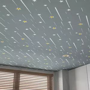 3D 천장 벽지 접착식 셀프 인테리어 방풍 결로방지 실크 패턴 아트월 디자인 벽지