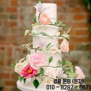 4 14 IN 접이식 케이크 나선형 다층 스탠드 아크릴 DIY 웨딩 화환 파티 수집 과자 장식 액세서리