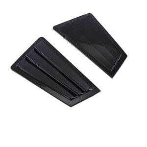 마쓰다 3 세단 2003-2008 카 리어 윈도우 쿼터 루버 커버 외부 측면 통풍구 셔터 트림 스쿱 액세서리용 ERALOPTEN 2PCS 매트 블랙