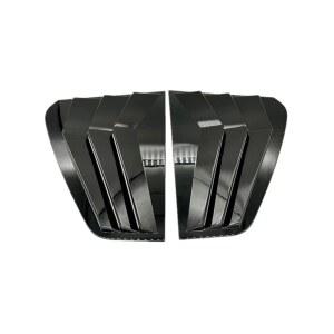 폭스바겐 골프용 ERALOPTEN 2PCS MK7 MK7 5 2013-2019 자동차 리어 윈도우 쿼터 루버 커버 외부 측면 통풍구 셔터 트림 스쿱 액세서리 글로스 블랙