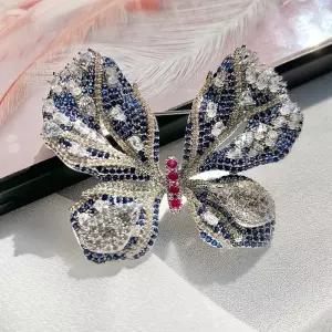 여성브로치 구리 상감 나비 브로치 고급 우아한 코트 코사지 심쿵해외구매