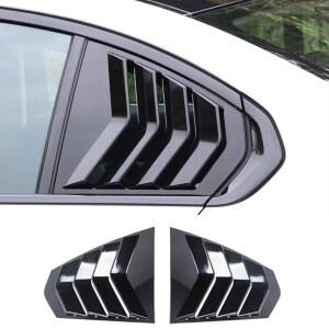 3 시리즈 G20 320i 320i 325i 330i M340i - 외장 커버 트림 액세서리 윈드실드 커버 그늘막 블라인드용 MCARCAR KIT 리어 윈도우 루버 셔터 커버 트림