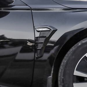 자동차 상어 3D 아가미 스티커, 펜더 사이드 벤트, 공기 흐름 흡입 구멍 그릴 커버, 볼보 xc60 액세서리