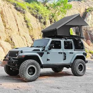 사다리가 달린 OUGEDRIVE 루프탑 텐트 SUV 트럭 밴 오버랜드용 알루미늄 하드쉘 카탑 2-3인용