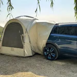 차박 도킹 텐트 레이 차량 후면 쉘터 차크닉 포함 우레탄창 트렁크