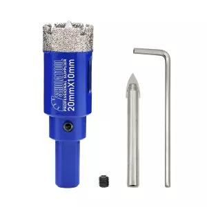 SHDIATOL 다이아몬드 타일 드릴 비트 4/5 20MM 도자기 구멍 톱 석재 대리석 화강암 세라믹 코어 커터