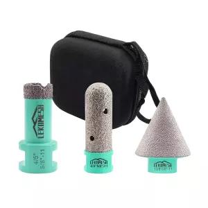 레코메쉬 다이아몬드 코어 드릴 비트 타일 홀 톱 5/8 -11 도자기 세라믹 대리석 벽돌 콘크리트용 실 20mm