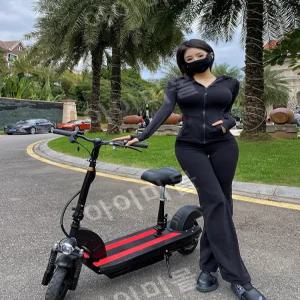 전동 킥보드 10인치 접이식 타는 안장 타이어 대형휠