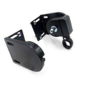 메듀 선바이저 교체 부품, 무선 크랭크 키트, 롤러 셔터 장착 브래킷, 쿨라루 외부 선쉐이드, 실외 루버 블랙, 무선 브래킷