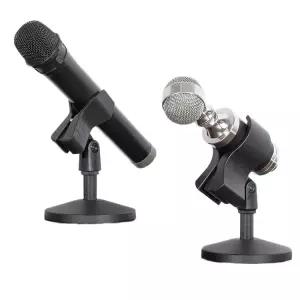 데스크 마이크스탠드 탁상형 소형 고정식 거치대 녹음용 책상 방송 강의