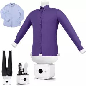 HENGCMM 풍선 다림질 기계 터치식 자동 핸즈프리 맞춤형 열 및 타이머 설정 셔츠 바지 신발의 퀵 건조 A