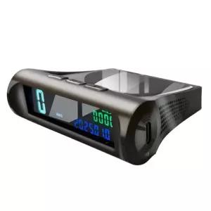 차량용 속도계 태양광 hud 헤드업 충전식 과속경보 디스플레이