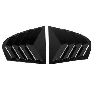 2004-2010 시리즈 E60 5용 리어 윈도우 셔터, 루버 트림 리어 사이드 윈도우 커버 통풍구 장식 자동차 액세서리