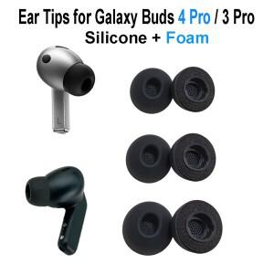 삼성 호환 갤럭시 호환 버즈 4 프로 / 3 이어폰 케이스 이어버드용 실리콘 메모리폼 이어팁 L M S