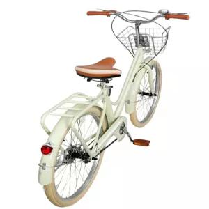 마실 자전거 레트로 입문용 아줌마 여성 복고풍 바구니 슈퍼 스마트 출퇴근 산책 라이딩