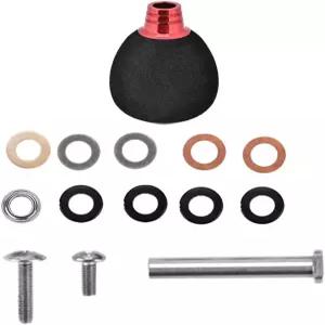 CUYT 노브 파워 낚시 릴 손잡이 경량 빨간색