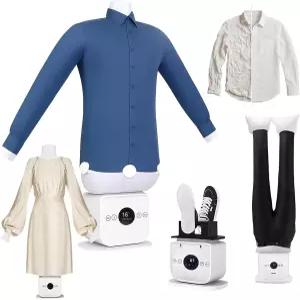 자동 다림질 기계 가정용 업그레이드된 터치 퀵 프레스 3.0 8분 빠른 건조 셔츠 및 바지용 모든 원단에