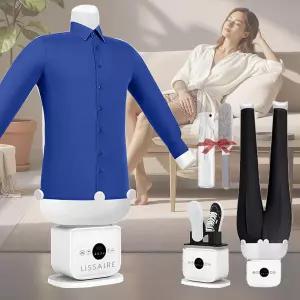 다리미 기계 옷 360 핸즈프리 자동 다림질 의류 1인치 열풍 건조기 및 셔츠 바지 재킷 신발용 순한 퀵 표준