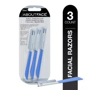 페이스 프로 프리미엄 페이셜 면도기 소개 - 제모 각질 제거 더마플랜닝 및 눈썹 성형에 이상적인 뷰티