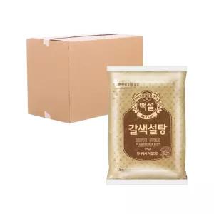 [박스] CJ 백설 갈색설탕 3kg 6입