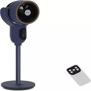 침실용 SAYDSI 선풍기 자동 90 진동 스탠딩 타워 가정 및 사무실용 100피트 전기 냉각 받침대 파란색