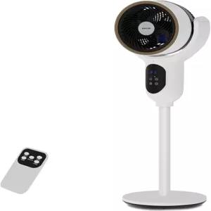 침실용 SAYDSI 선풍기 자동 90 진동 스탠딩 타워 가정 및 사무실용 100피트 전기 냉각 받침대 흰색