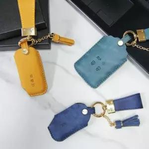 핸드메이드 자동차 스마트 키케이스 가죽 키홀더 커버