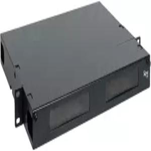 교차 장착 슬롯이 있는 ICC 1U 광섬유 랙 마운트 인클로저 - 어댑터 패널 또는 카세트용 4개 별도 판매