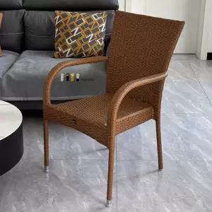 플라스틱 라탄의자 수영장 베란다 침대 해변 태닝 우드