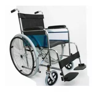 병원 환자 이동용 생고무 통바퀴 휠체어 의료보행기 초경량 가벼운
