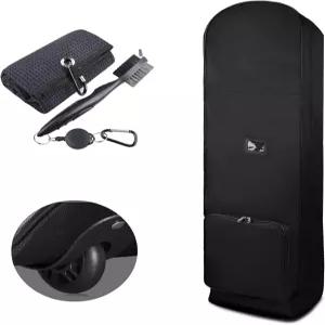 항공사용 XUZ 골프 클럽 여행 가방 - 소프트 사이드 1200D 접이식 커버 소재 액세서리가 포함된 휠 케이스