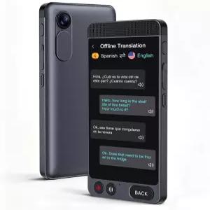 오프라인 언어 번역기 장치 WiFi가 필요 없는 즉시 142개 양방향 실시간 - 비즈니스 학습 여행을 위한 시간