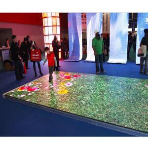 3D 인터랙티브 댄스 플로어 인피니티 미러 비디오 라이트 LED 댄싱