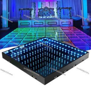 DJ 라이트 2피트 x 무선 3D 미러 자석 LED 댄스 플로어