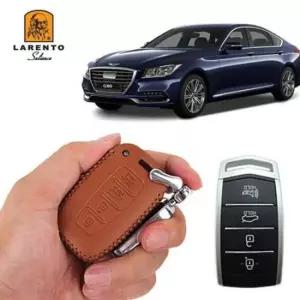 스마트키커버 차 키케이스 자동차 키커버 천연가죽 제네시스G80