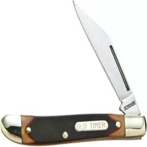 톱날 손잡이가 달린 올드 타이머 12OT 팔 접이식 포켓 나이프