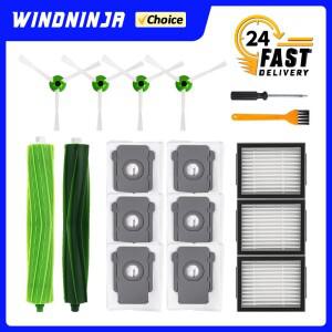 아이로봇 룸바 i2/ i3/ i4/ i6/ i7/ i8/ E5/ E6/ E7 HEPA 필터 메인 사이드 브러시 먼지 봉투 로봇 청소기