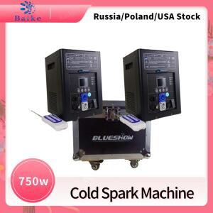 750W 콜드 스파클러 머신 티타늄 파우더 불꽃놀이 웨딩 DJ DMX 리모컨 스파크 분수 스파큘러 머신/또는 빈